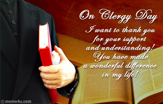 clergy appreciation day cards, clergy appreciation day ecards, clergy appreciation day greetings