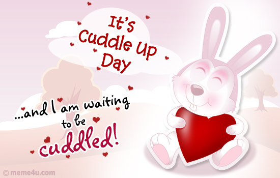 cuddle up day card, cuddle up day ecard, cuddle up day greeting