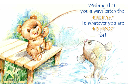 go fishing, big fish, free ecards