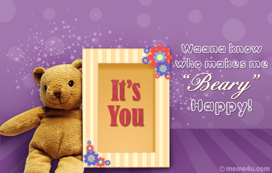 teddy bear cards, teddy bear compliment ecards, cute teddy bear cards