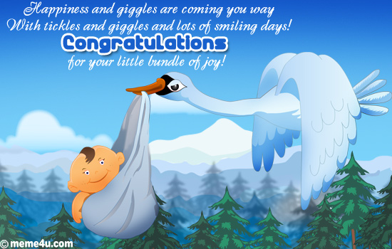 Congratulations Card For New Baby | Congratulations Ecard For New Baby