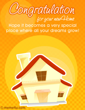 New Home Congratulations | New Address Congrats | Congratulations On