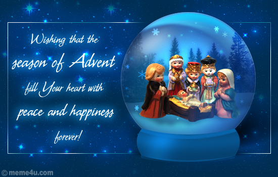 advent ecard, advent wishes, advent wish