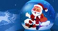 christmas greeting card with santa clause, business christmas card with santa clause, santa clause business greetings