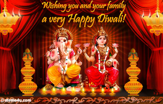 diwali card for family, diwali ecard for family, diwali greeting card for family