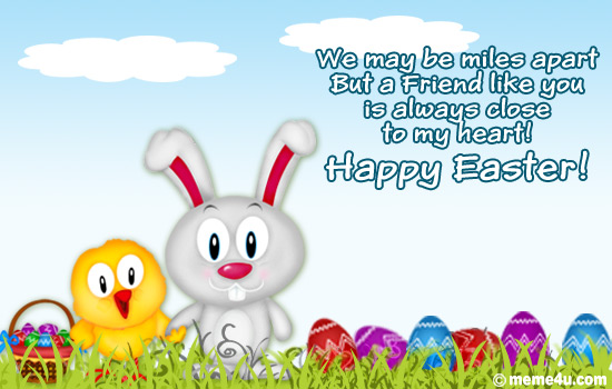easter card for friend, easter ecard for friend, easter e card for friend