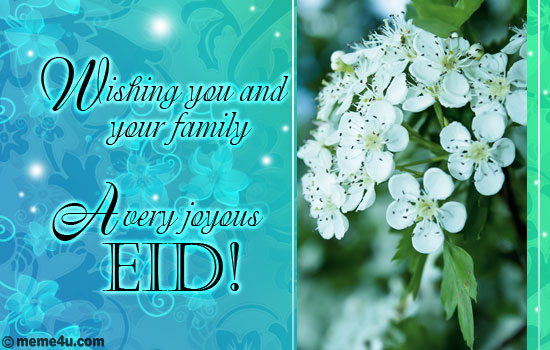 eid wishes, eid card for family, eid greeting for family