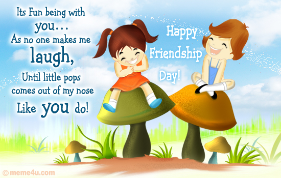 friendship day cards, cute friendship day cards, friendship day ecards