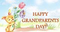 grandparent's day cards, flowers for grandparents, card with flowers for grandparents