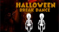 halloween skeleton dance card, halloween dance ecard, halloween skeleton dance greeting card