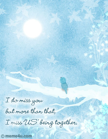 love missing you, love missing you card, love miss you ecard