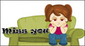 online love missing you card for her, online love missing you card, animated love missing you ecard