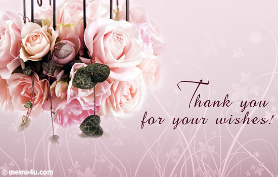 floral thank you card, floral thank you ecard, floral thank you greeting card