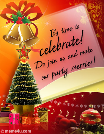 Christmas Party Invitations on Christmas Party Invitation